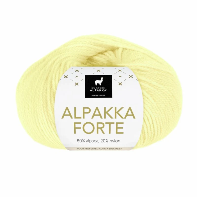 Du Store Alpakka Forte 747 Lys gul