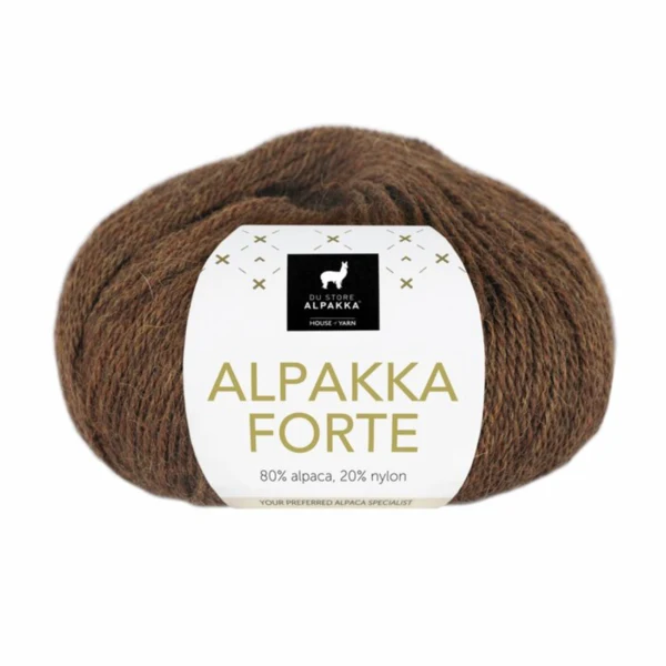 Du Store Alpakka Forte 709 Varm brun meleret