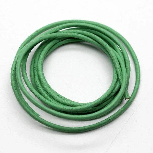 HobbyArts Lædersnor, Mint, 1 meter