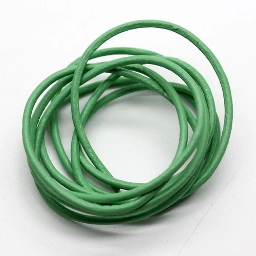 HobbyArts Lædersnor, Mint, 1 meter