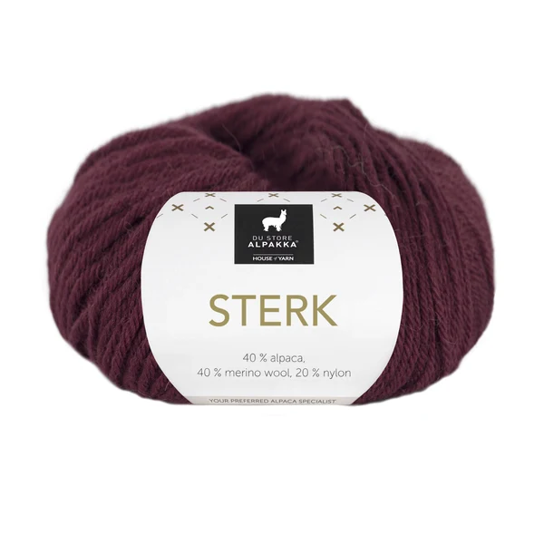 Du Store Alpakka Sterk 936 Bordeaux