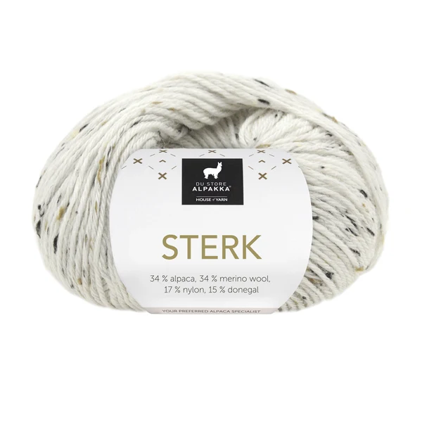 Du Store Alpakka Sterk 929 Hvid tweed