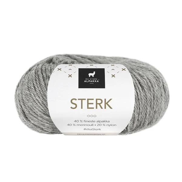 Du Store Alpakka Sterk  822 Lys grå