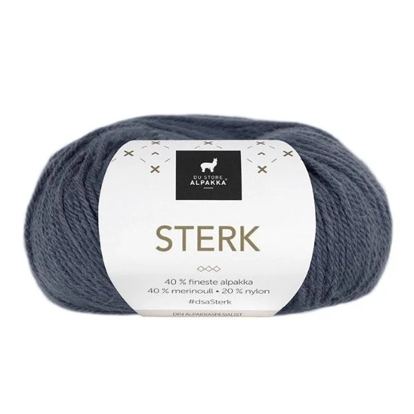 Du Store Alpakka Sterk 861 Mørk gråblå