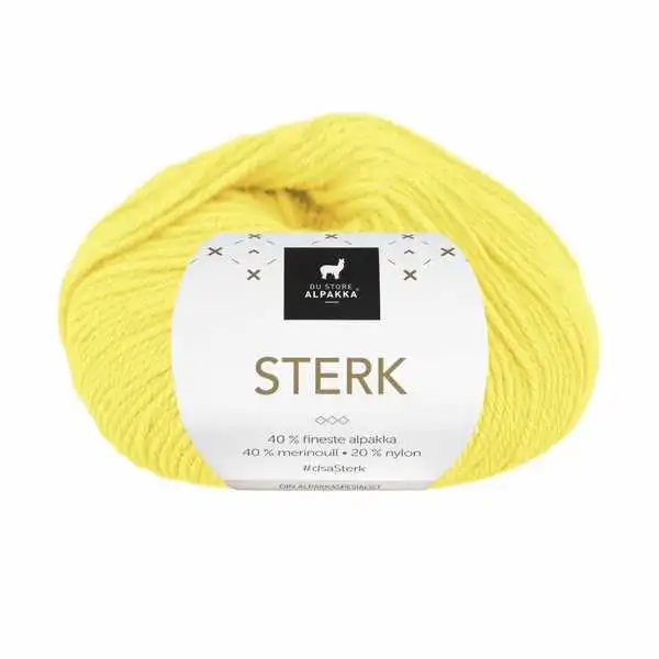 Du Store Alpakka Sterk 914 Gul