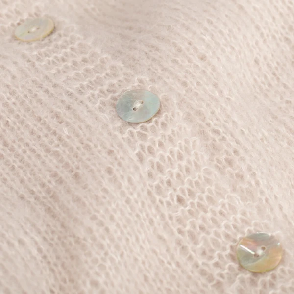 DROPS Buet hvid, knap, 20 mm (nr. 522)