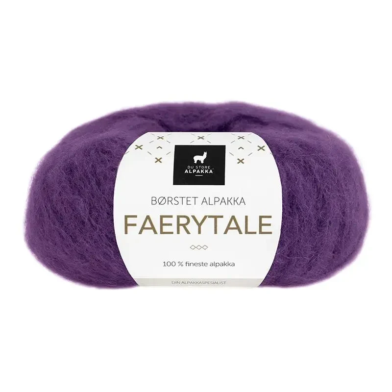 Du Store Alpakka Faerytale 709 Mørk lilla