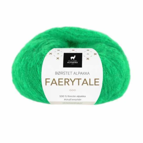 Du Store Alpakka Faerytale 802 Skarp grøn