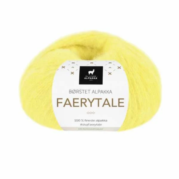 Du Store Alpakka Faerytale 812 Gul
