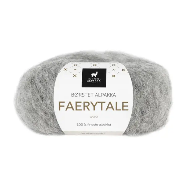 Du Store Alpakka Faerytale 732  Lys grå