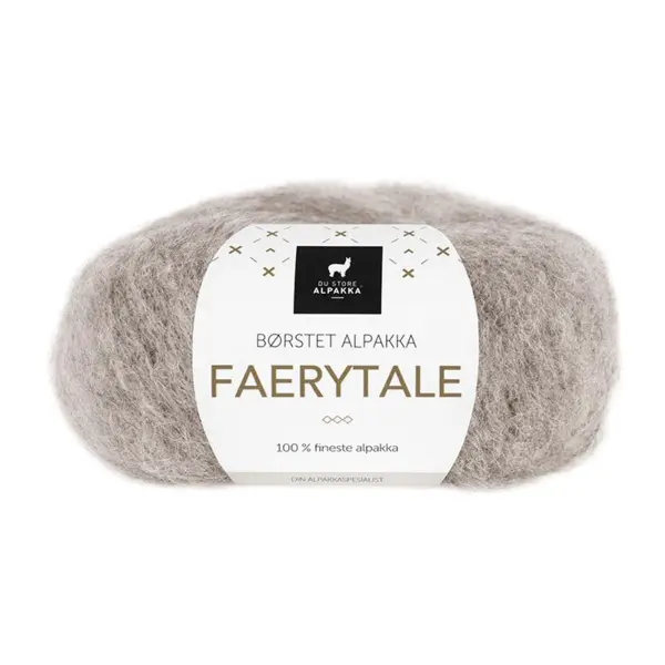 Du Store Alpakka Faerytale 758 Lys gråbrun
