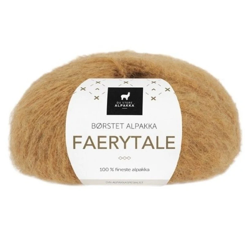 Du Store Alpakka Faerytale 754  Gul meleret