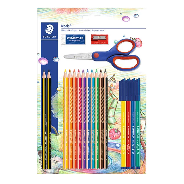 STAEDTLER Farvesæt med saks