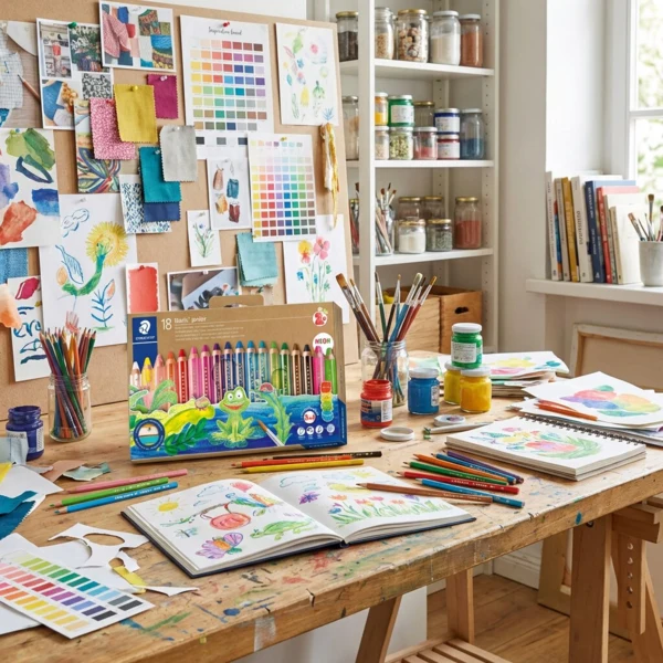 STAEDTLER Buddy 3-i-1 farveblyanter, 18 stk