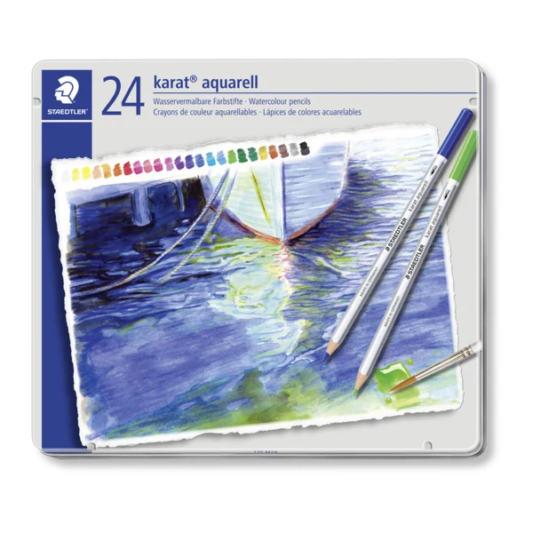 STAEDTLER karat aquarell, 24 stk – Hovedbillede lukket