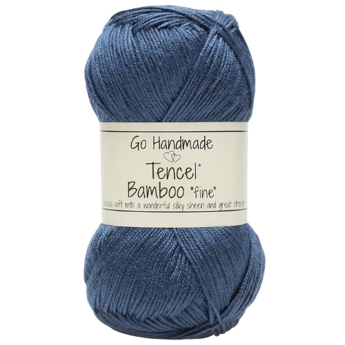 Go Handmade Tencel Bamboo 17361 Petrol blå