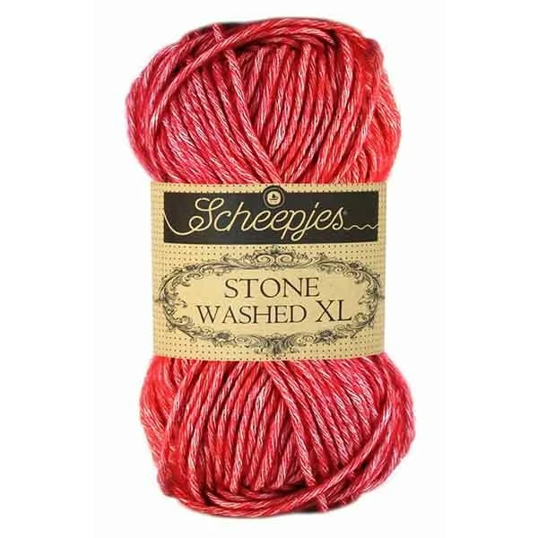 Scheepjes Stone Washed XL 847 Red Jasper