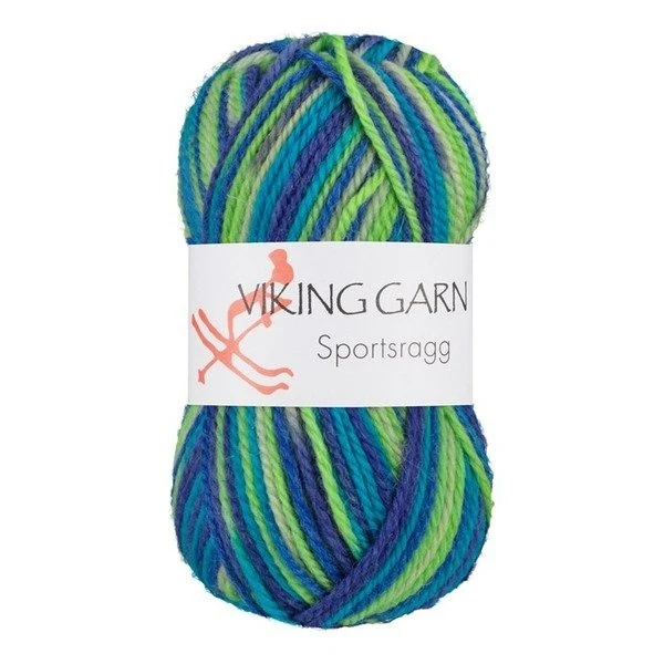 Viking Sportsragg 552 Multi-blå-grøn