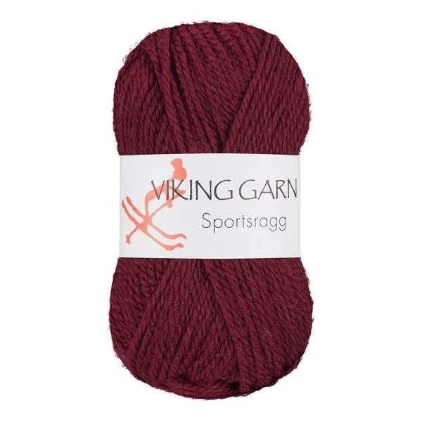 Viking Sportsragg 555 Mørk Burgunder