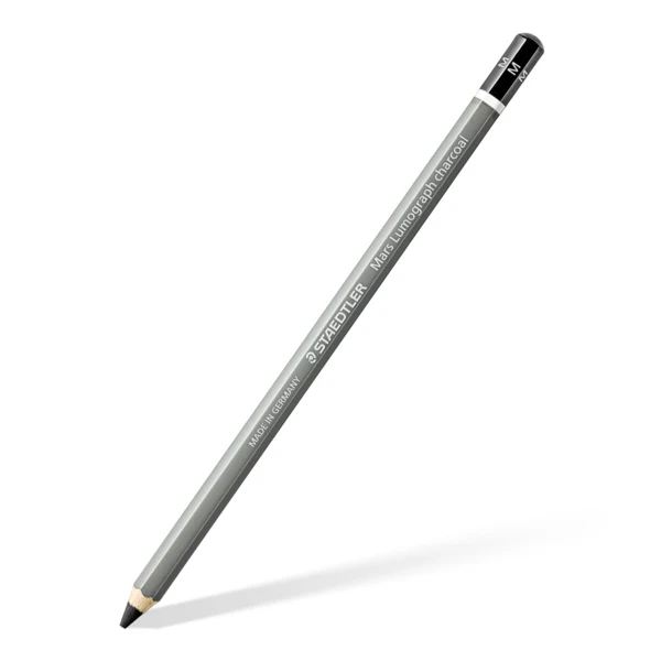 STAEDTLER mars lumograph charcoal & tegnestub, 3 + 1 stk