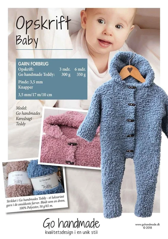 Go Handmade Køredragt Teddy