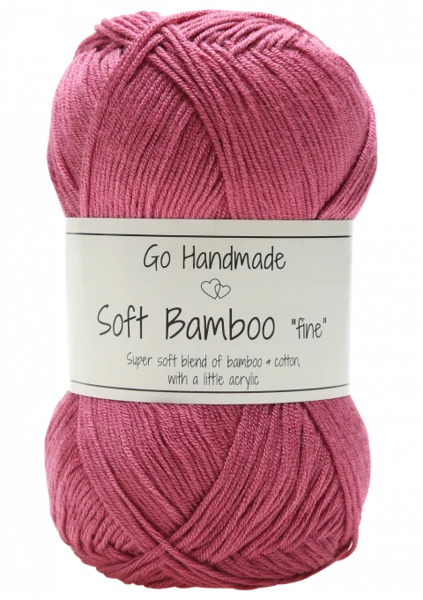 Go Handmade Soft Bamboo "Fine" 17325 Pink