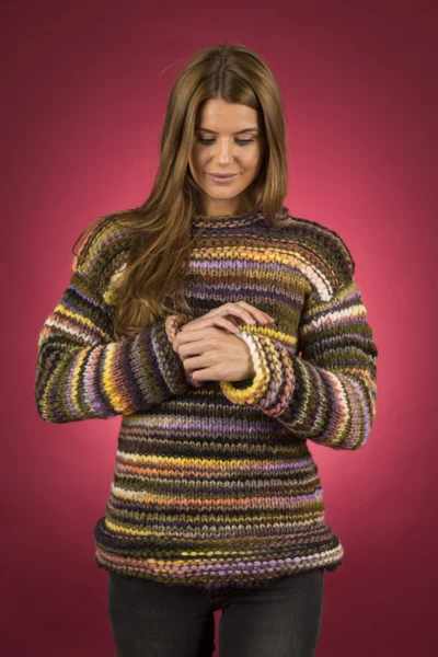 EK3 Løs Damesweater i Easy Knit
