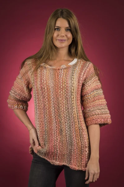 EK6 Vamset Sweater med 3/4 ærmer
