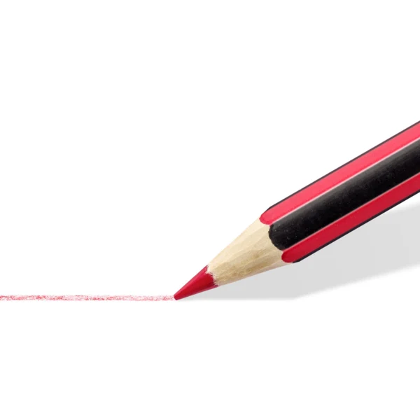 STAEDTLER Noris Club Farveblyanter + Blyant & viskelæder, 12 + 2 stk – Nærbillede