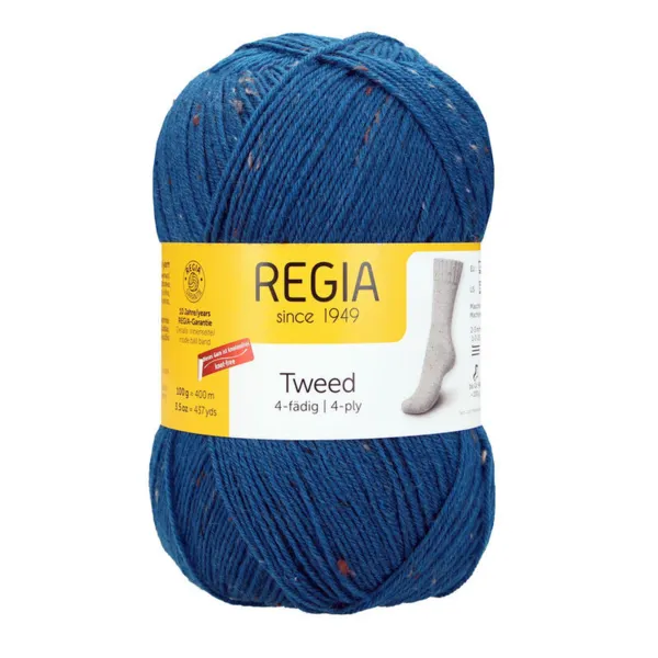 Regia Tweed 069 Petroleum tweed