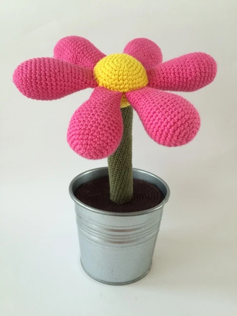 Blomst i zinkspand