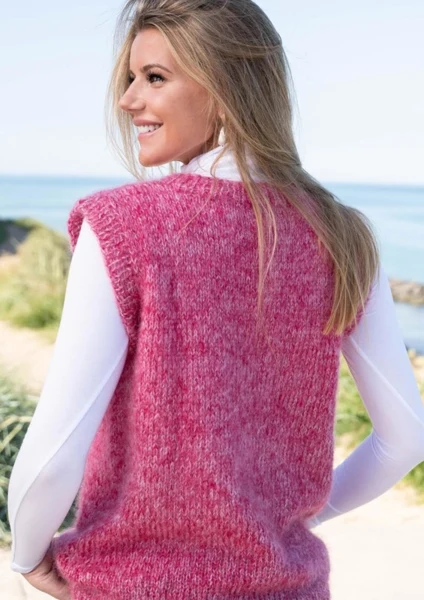 1801 Vest i Mayflower Super Kid Silk