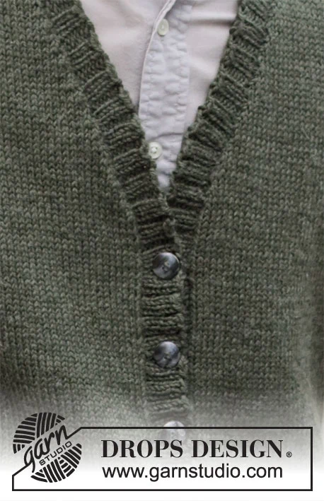 219-3 Boston Vest by DROPS Design