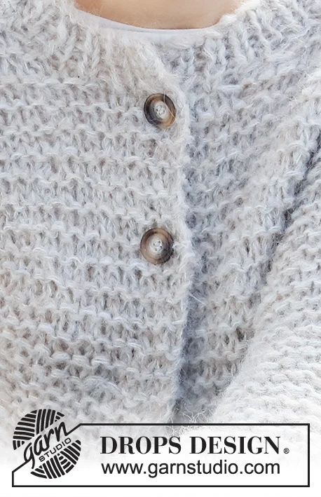 215-34 Campfire Snuggles Cardigan by DROPS Design