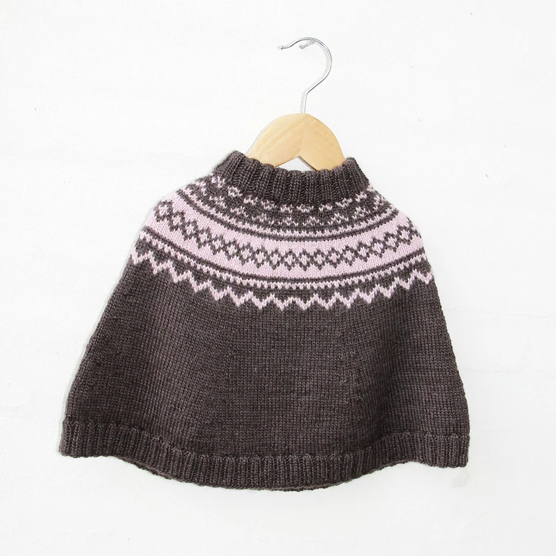 Go Handmade Vintage Classic Poncho (1-2 år)