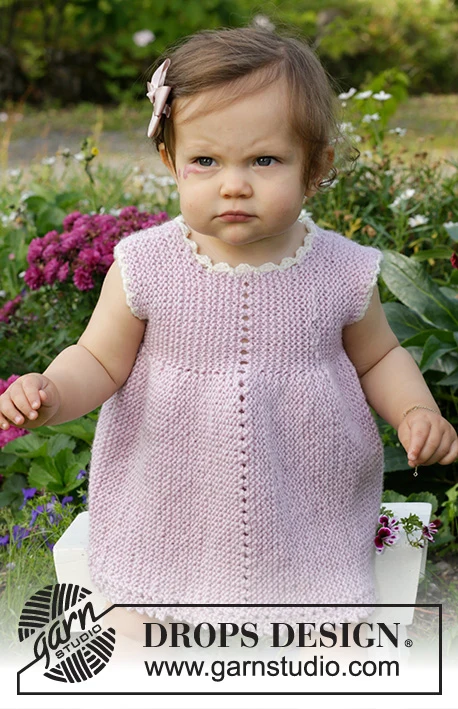 38-3 Enchanted Time Dress by DROPS Design
