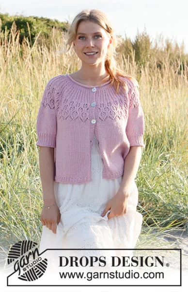 222-33 Now and Forever Cardi by DROPS Design