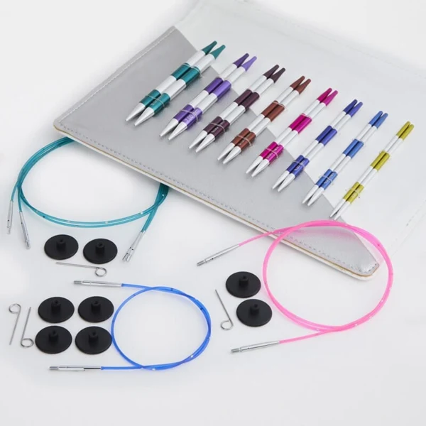KnitPro Smartstix Udskiftelige Rundpindesæt Deluxe 60/80/100 cm