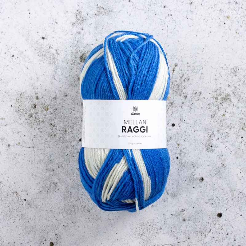 Järbo Mellanraggi 100g 28472 Blue Spray
