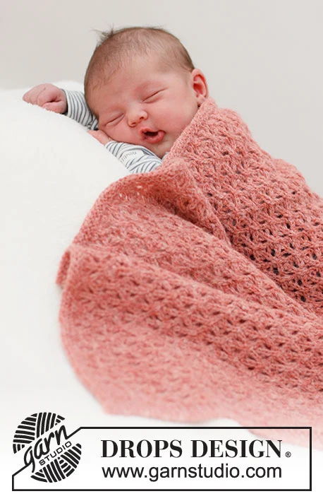 39-7 Coral Barley by DROPS Design