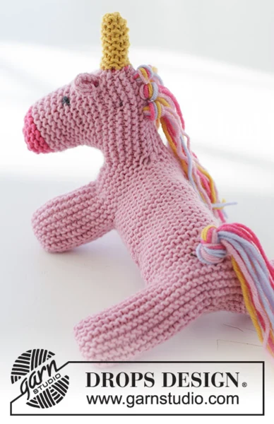 37-18 Rainbow the Unicorn by DROPS Design