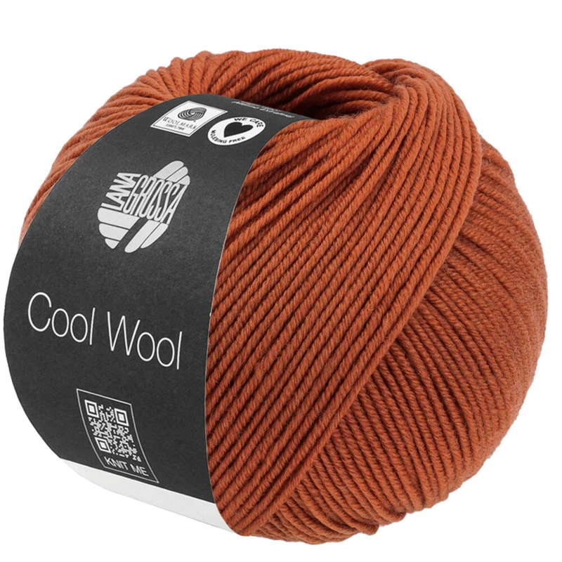 Lana Grossa Cool Wool 2125 Kanelbrun