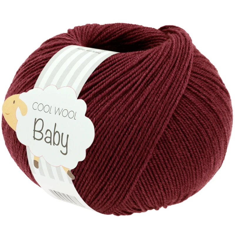 Lana Grossa Cool Wool Baby 344 Vinrød