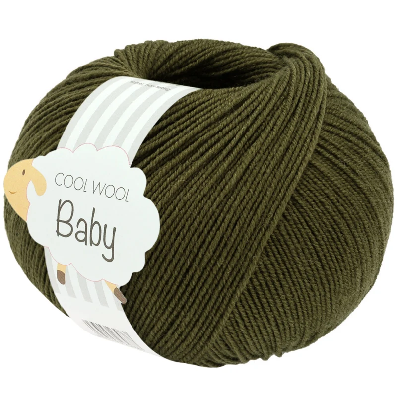 Lana Grossa Cool Wool Baby 349 Skovgrøn
