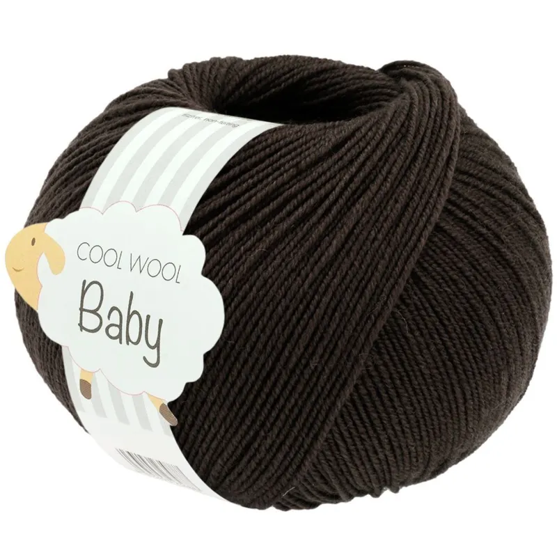 Lana Grossa Cool Wool Baby 339 Grafitgrå