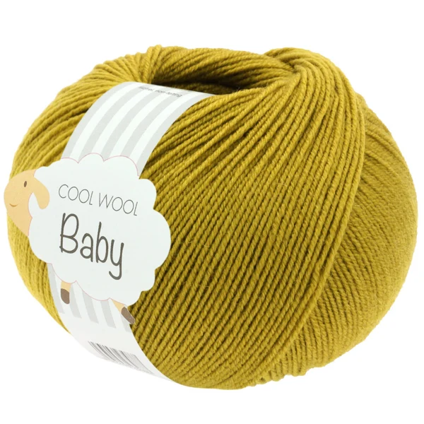 Lana Grossa Cool Wool Baby 346 Sennepsgul