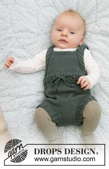 33-21 Ready to Play Romper by DROPS Design