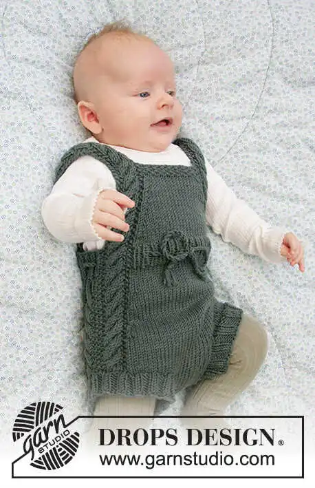 33-21 Ready to Play Romper by DROPS Design