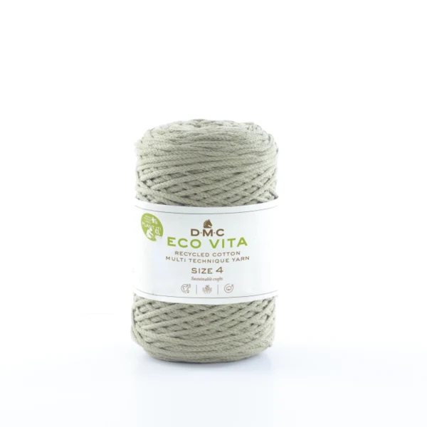 DMC Eco Vita 4 Garn Unicolor 08 Light kaki