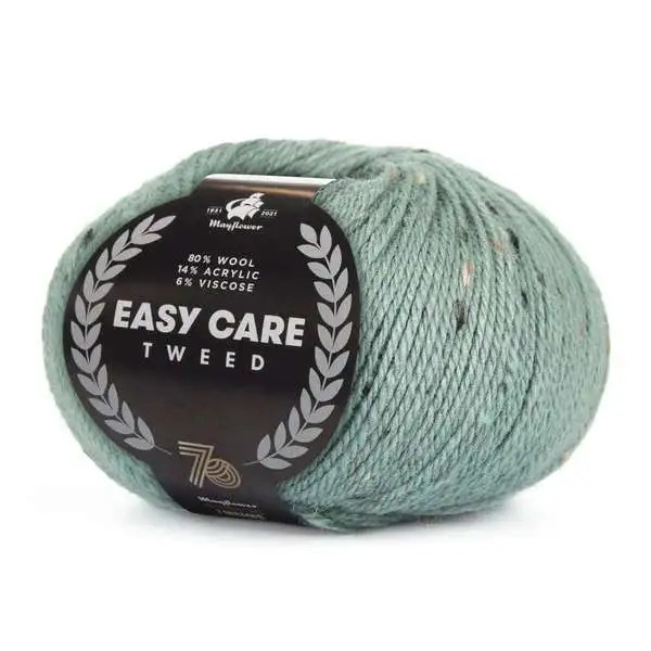 Mayflower Easy Care Tweed 458 Støvet salvie